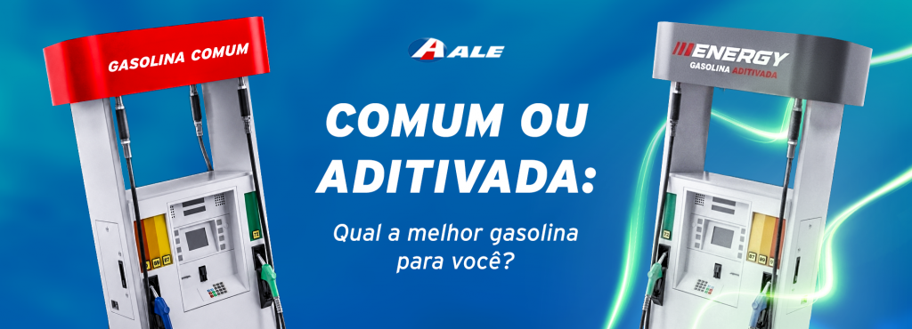 Gasolina comum ou aditivada? Conheça as diferenças e os benefícios da linha Energy da ALE: foco em rendimento, eficiência e proteção do motor.