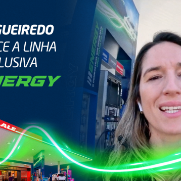 Bia Figueiredo conhece a linha de combustíveis Energy